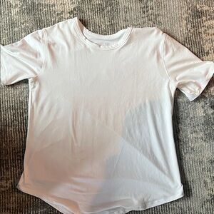 ZYIA White Womans Short Sleeve Tee